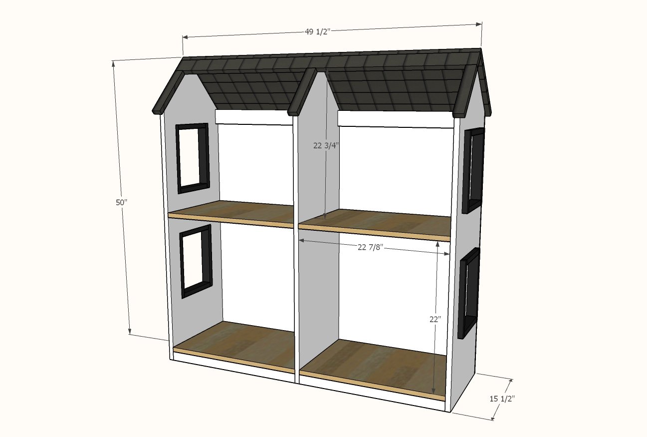 Dollhouse plans for on sale 18 inch dolls